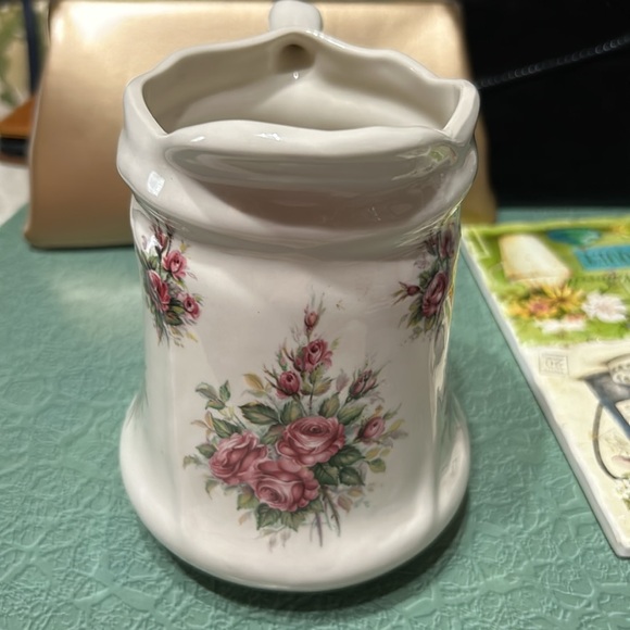 Pink Roses IRONSTONE Jug Marked Great condition - Picture 5 of 7